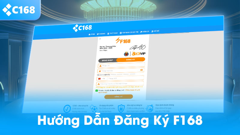 Hướng dẫn đăng ký F168